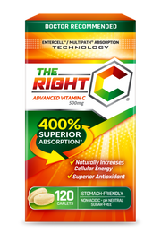 THE RIGHT C Advanced Vitamin C Caplets (500MG)